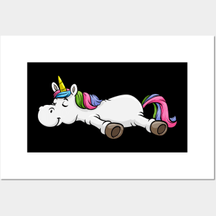 Unicorn at Sleeping Posters and Art